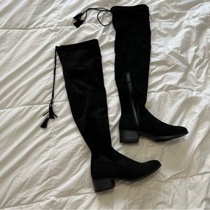 Thigh High Tie Boots